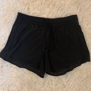 Athleta black run/swim shirts. Size 6